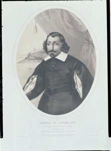 Samuel de Champlain (1567-1635) 1854 von Louis Joseph Cesar Ducornet